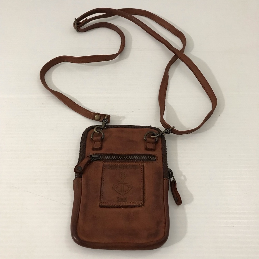 Harbour 2nd Brown Genuine Leather Crossbody Benita Bag Wallet